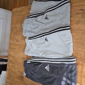 3 pair of men's xs adidas joggers